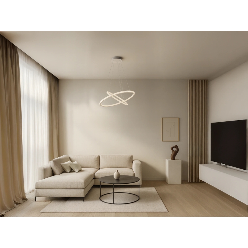 Ρυθμιζόμενος πολυέλαιος LED σε καλώδιο LED/150W/230V 3000-6500K + τηλεχειριστήριο