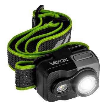 Ρυθμιζόμενος επαναφορτιζόμενος LED φακός κεφαλής LED/10W/5V/3xAAA IP66 800 lm 1000 mAh