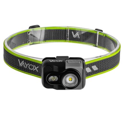 Ρυθμιζόμενος επαναφορτιζόμενος LED φακός κεφαλής LED/10W/5V/3xAAA IP66 800 lm 1000 mAh