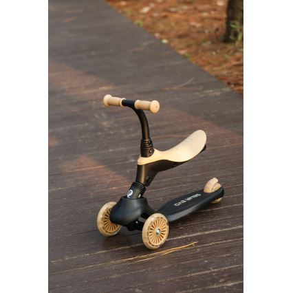 QPlay - Παιδικό πατίνι 5σε1 SEMA μπεζ