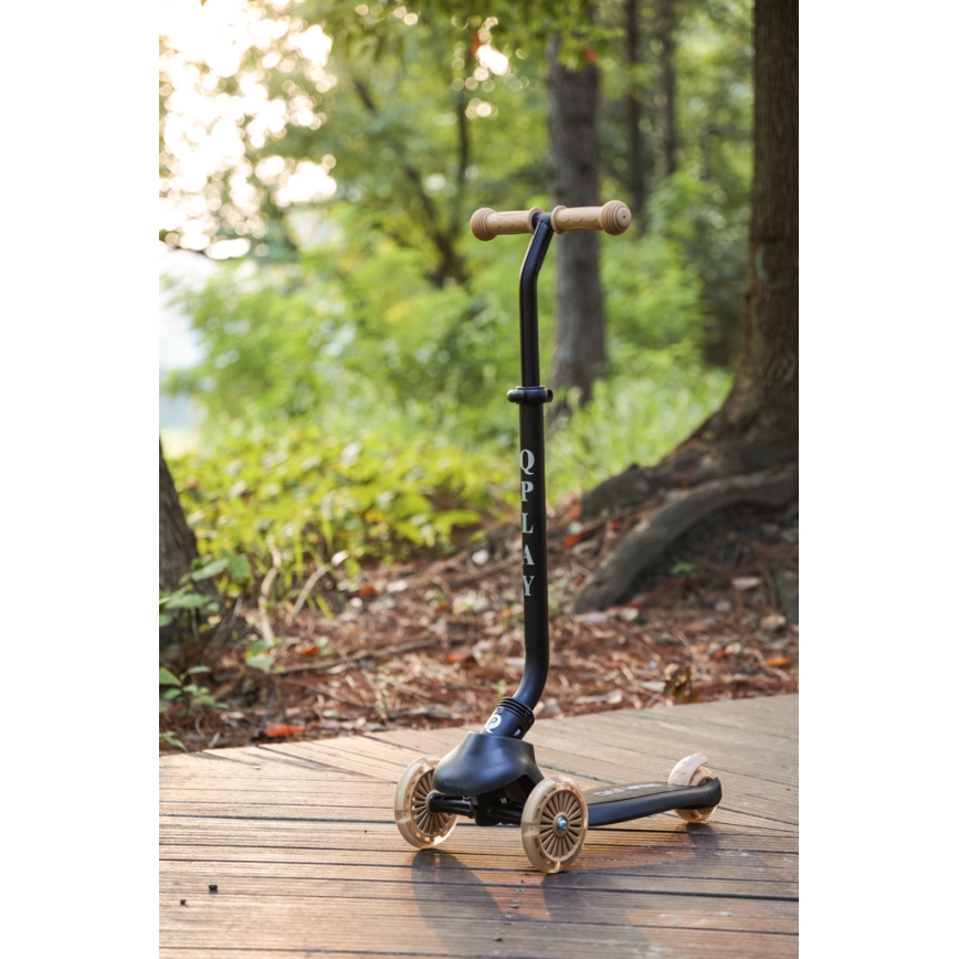 QPlay - Παιδικό πατίνι 5σε1 SEMA μπεζ