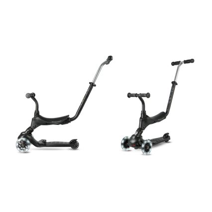 QPlay - Παιδικό πατίνι με LED τροχούς 5v1 SEMA PRO μαύρο