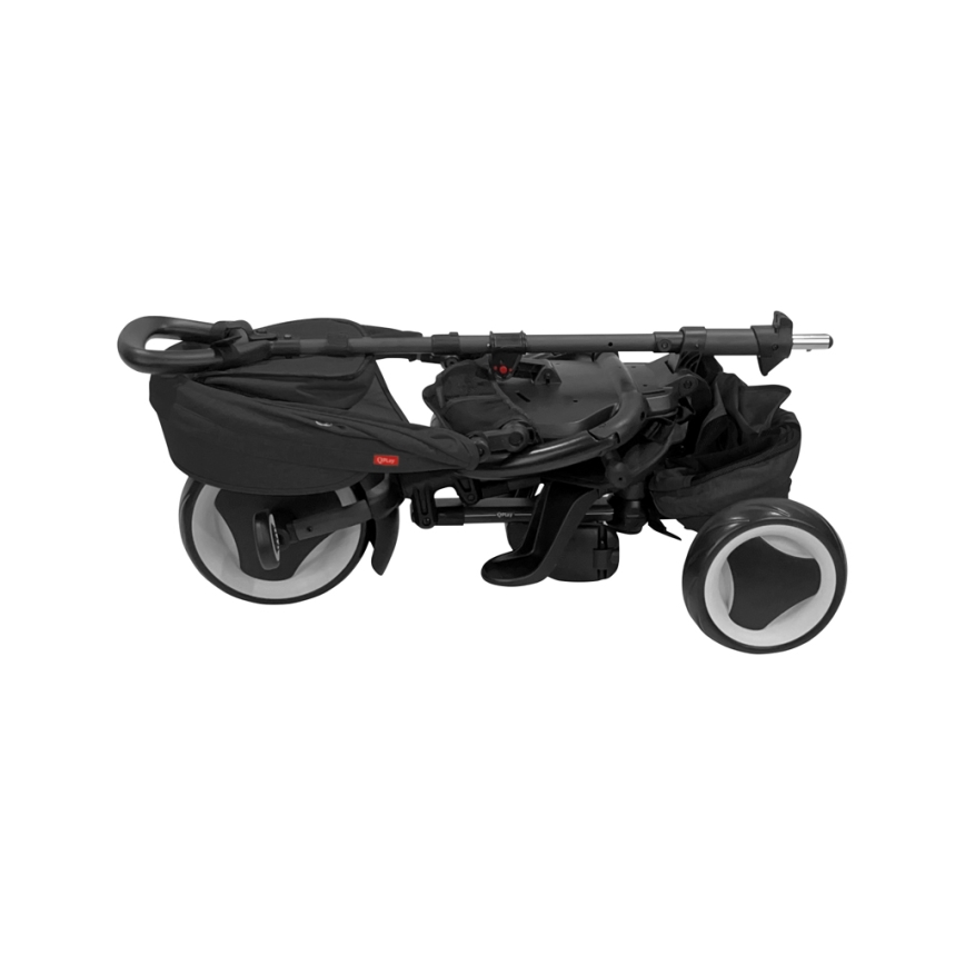 QPlay - Παιδικό τρίκυκλο 3 σε 1 RITO EVA PLUS μαύρο