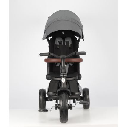 QPlay - Παιδικό τρίκυκλο 7 σε 1 COMFO MAX γκρίζο
