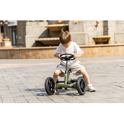 QPlay - Παιδικό τετράτροχο GO KART πράσινο