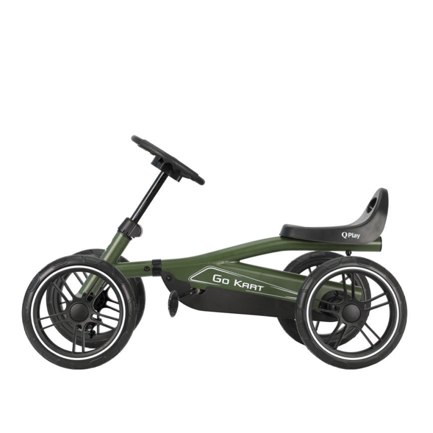 QPlay - Παιδικό τετράτροχο GO KART πράσινο