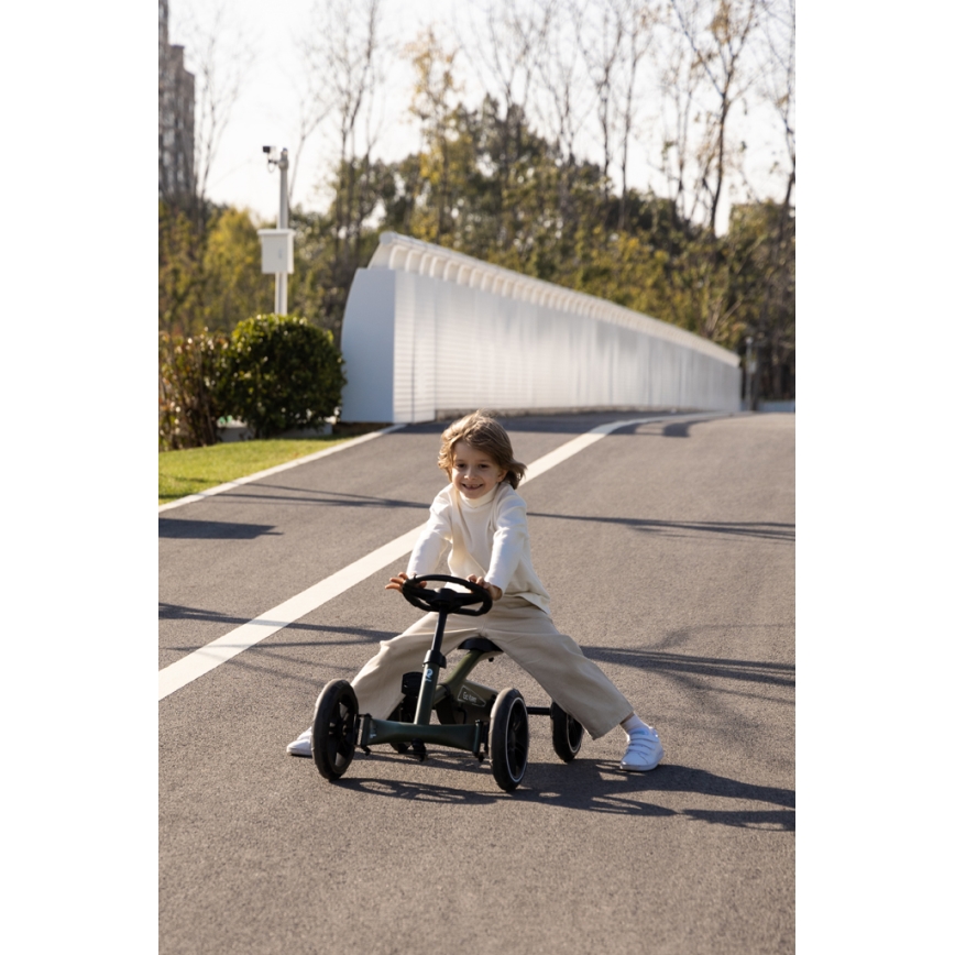 QPlay - Παιδικό τετράτροχο GO KART μαύρο