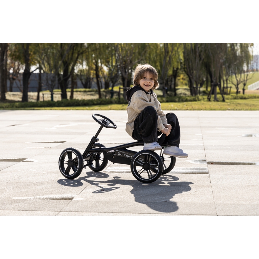 QPlay - Παιδικό τετράτροχο GO KART μαύρο