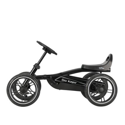 QPlay - Παιδικό τετράτροχο GO KART μαύρο
