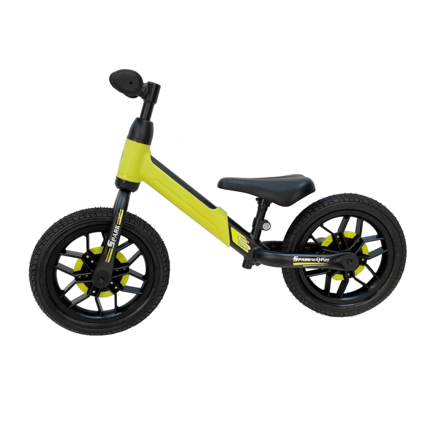 QPlay - Ποδήλατο Ισορροπίας με φώτα LED στις ρόδες SPARK πράσινο