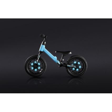 QPlay - Ποδήλατο Ισορροπίας με φώτα LED στις ρόδες SPARK μπλε