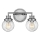 Quintiesse - Απλίκα μπάνιου POPPY 2xE27/60W/230V IP44 γυαλιστερό χρώμιο