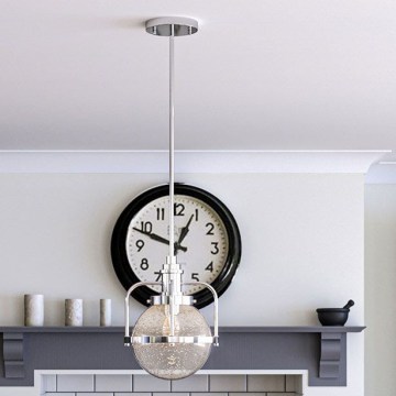 Quintiesse - Φωτιστικό εξωτερικού χώρου σε στύλο TRIOCENT 1xE27/40W/230V IP44 γυαλιστερό χρώμιο