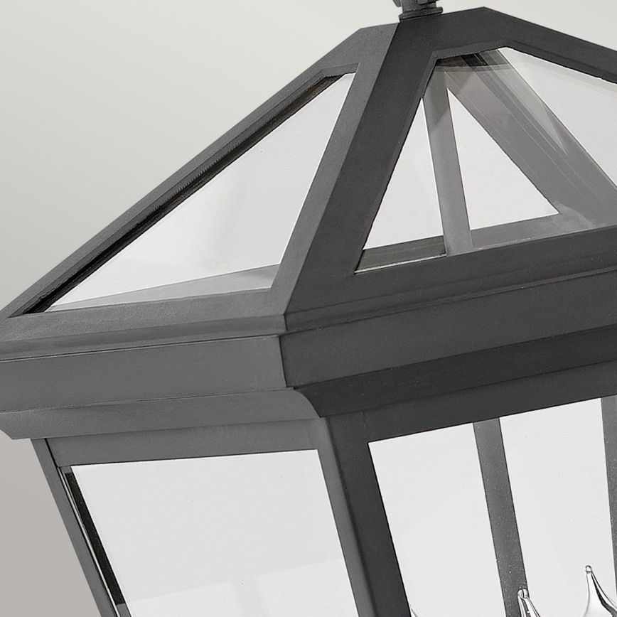 Quintiesse - Εξωτερικό φωτιστικό τοίχου ALFORD L 3xE14/40W/230V IP44 μαύρο