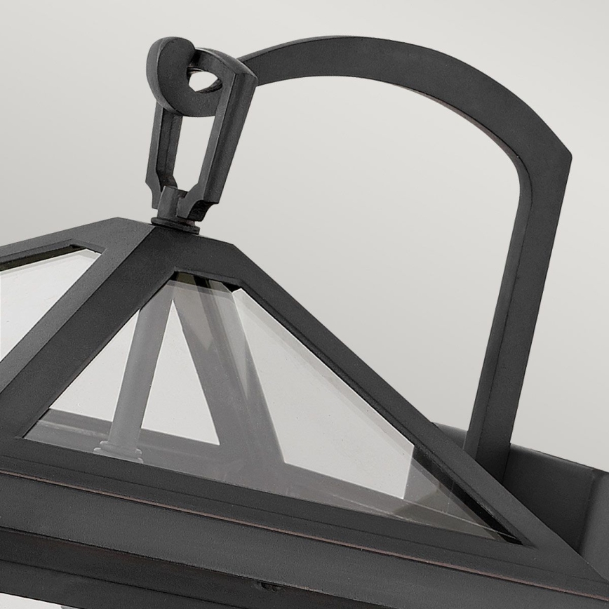 Quintiesse - Επιτοίχιο φωτιστικό εξωτερικού χώρου ALFORD M 2xE14/40W/230V IP44 μαύρο