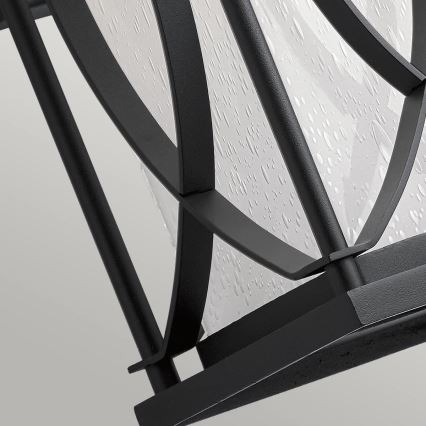 Quintiesse - Επιτοίχιο εξωτερικό φωτιστικό ASHBERN M 1xE27/60W/230V IP44 μαύρο