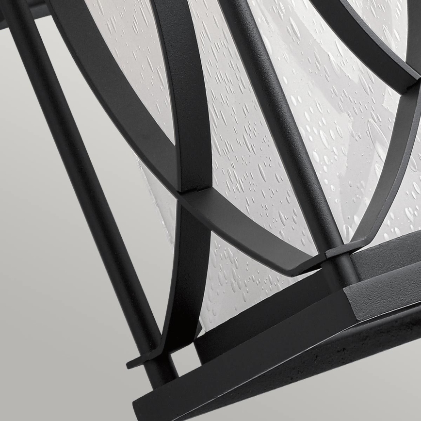Quintiesse - Επιτοίχιο εξωτερικό φωτιστικό ASHBERN M 1xE27/60W/230V IP44 μαύρο