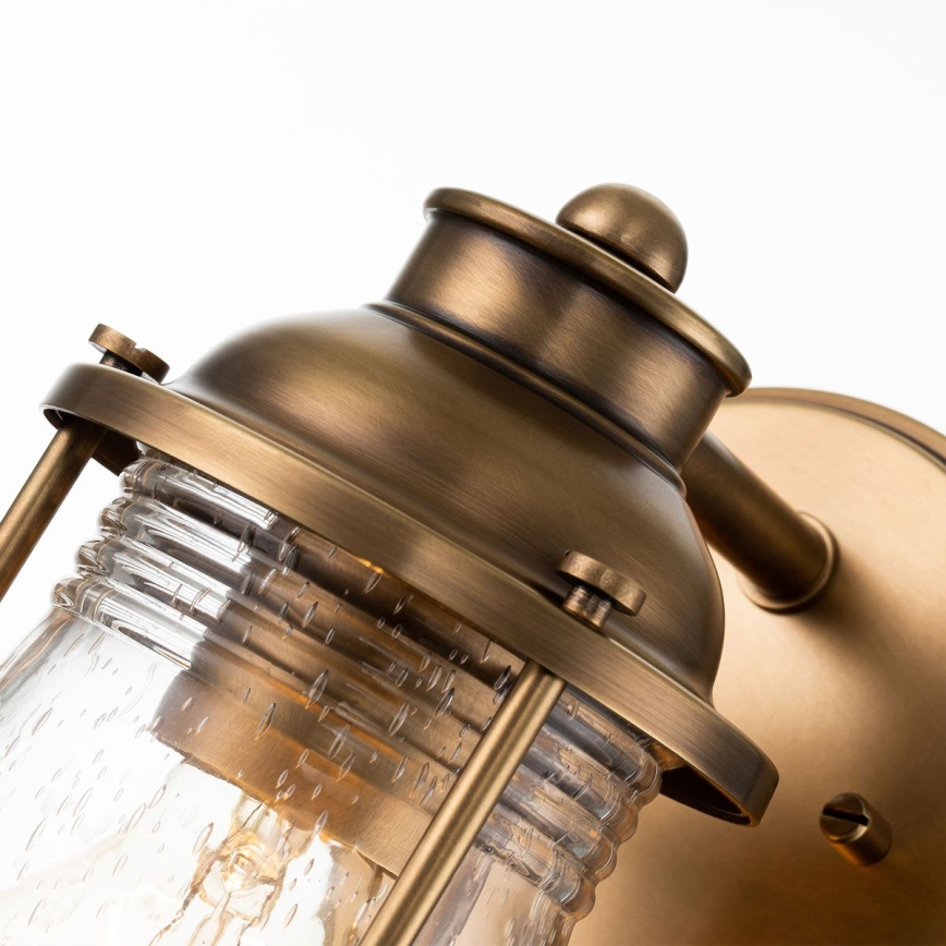 Quintiesse - Επιτοίχιο φωτιστικό εξωτερικού χώρου ASHLAND BAY 1xE27/60W/230V IP44 μπρονζέ