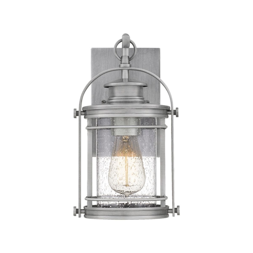 Quintiesse - Επιτοίχιο φωτιστικό εξωτερικού χώρου BOOKER S 1xE27/60W/230V IP44 ματ χρώμιο