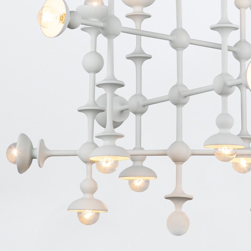 Quintiesse - Πολυέλαιος σε ράβδο CADENCE 18xE14/40W/230V λευκό