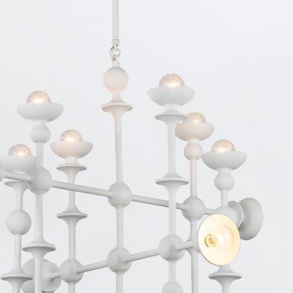 Quintiesse - Πολυέλαιος σε ράβδο CADENCE 18xE14/40W/230V λευκό