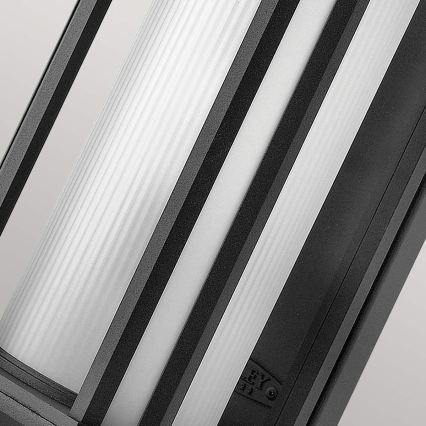 Quintiesse - Επιτοίχιο φωτιστικό εξωτερικού χώρου CASTELLE M 1xE27/60W/230V IP44 μαύρο