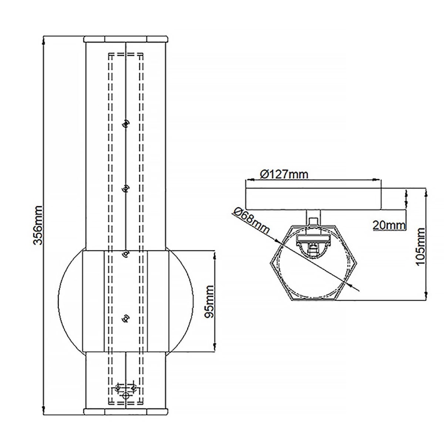 Quintiesse - Επιτοίχιο LED φωτιστικό μπάνιου FACET LED/12W/230V IP44 χρυσό