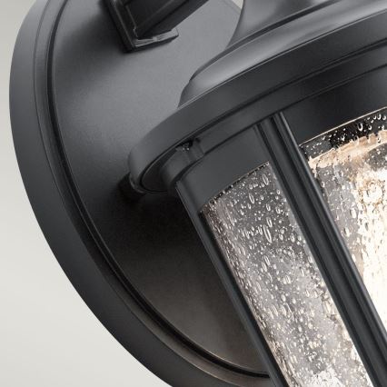 Quintiesse - Επιτοίχιο φωτιστικό εξωτερικού χώρου FAIRFIELD M 1xE27/60W/230V IP44 μαύρο