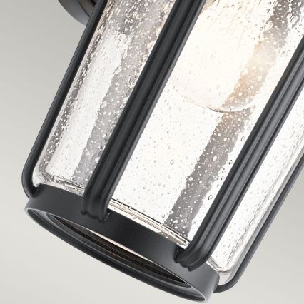 Quintiesse - Επιτοίχιο φωτιστικό εξωτερικού χώρου FAIRFIELD M 1xE27/60W/230V IP44 μαύρο