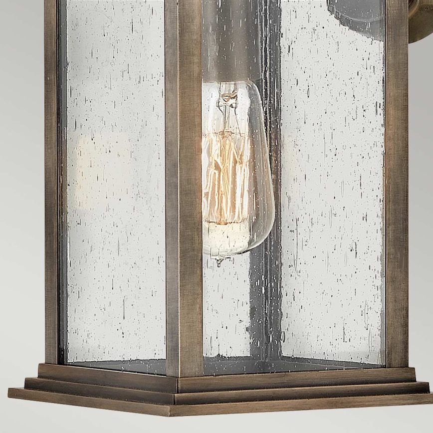 Quintiesse - Επιτοίχιο εξωτερικό φωτιστικό GRANT M 1xE27/60W/230V IP44 σε μπρονζέ απόχρωση
