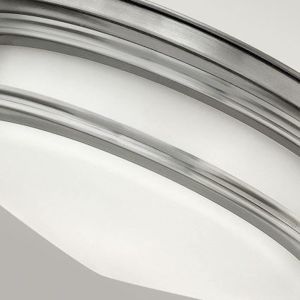 Quintiesse - Εξωτερικό φωτιστικό οροφής HADRIAN 2xE27/40W/230V Ø 30,5 cm IP44 ματ χρώμιο