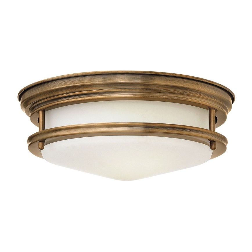Quintiesse - Εξωτερικό φωτιστικό οροφής HADRIAN 2xE27/40W/230V, διάμ. 30,5 εκ., IP44, μπρονζέ