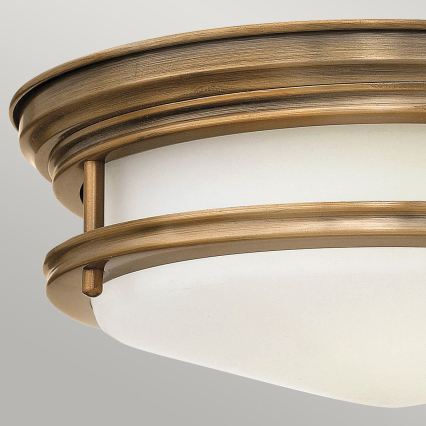 Quintiesse - Εξωτερικό φωτιστικό οροφής HADRIAN 2xE27/40W/230V, διάμ. 30,5 εκ., IP44, μπρονζέ