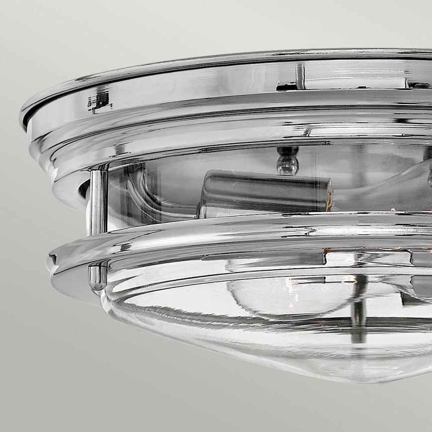 Quintiesse - Εξωτερικό φωτιστικό οροφής HADRIAN 2xE27/40W/230V Ø 27,8 cm IP44 γυαλιστερό χρώμιο