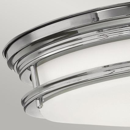 Quintiesse - Εξωτερικό φωτιστικό οροφής HADRIAN 2xE27/40W/230V Ø 27,8 cm IP44 γυαλιστερό χρώμιο