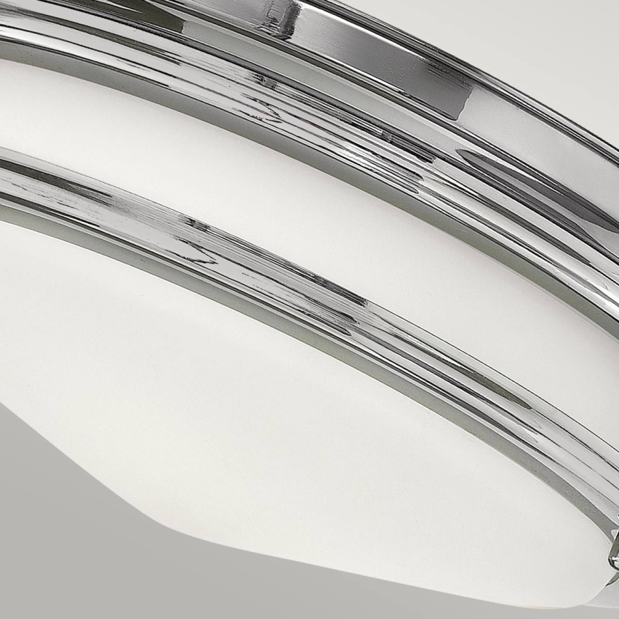 Quintiesse - Εξωτερικό φωτιστικό οροφής HADRIAN 2xE27/40W/230V Ø 27,8 cm IP44 γυαλιστερό χρώμιο