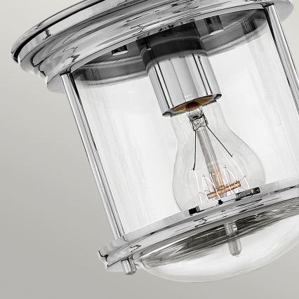 Quintiesse - Εξωτερικό φωτιστικό οροφής HADRIAN 1xE27/60W/230V Ø 16,8 cm IP44