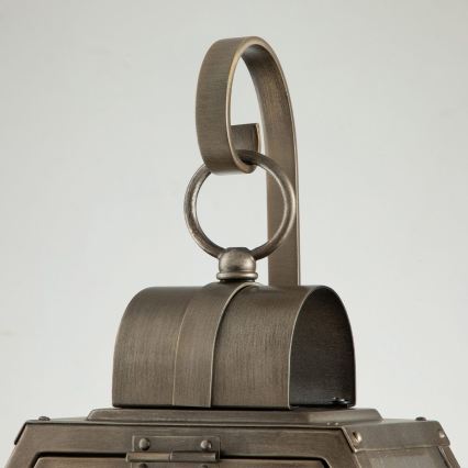 Quintiesse - Επιτοίχιο φωτιστικό εξωτερικού χώρου HEATH M, 1xE27/60W/230V, IP44, μπρονζέ