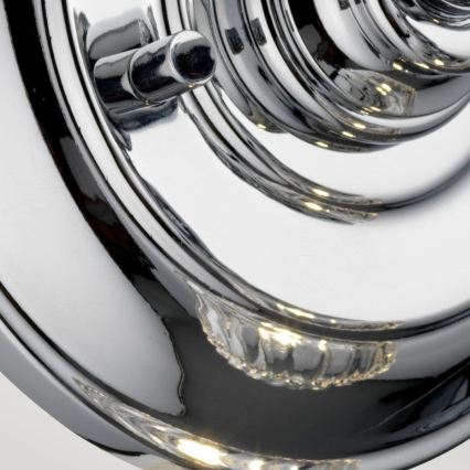 Quintiesse - LED επιτοίχιο φωτιστικό μπάνιου KEYNES 1xG9/3W/230V IP44 γυαλιστερό χρώμιο