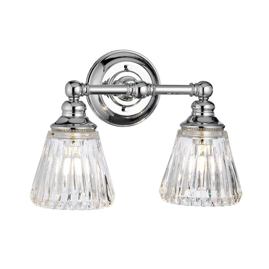 Quintiesse - LED επιτοίχιο φωτιστικό μπάνιου KEYNES 2xG9/3W/230V IP44 γυαλιστερό χρώμιο