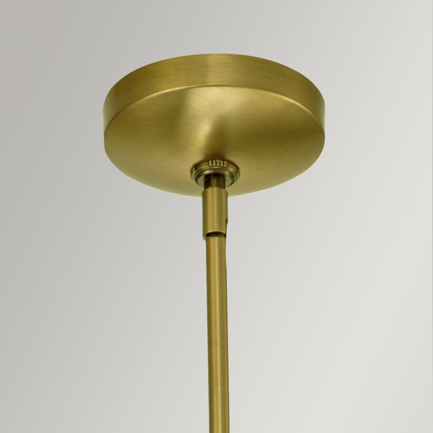 Quintiesse - Κρεμαστό φωτιστικό με ράβδο KIMROSE 1xE27/60W/230V Ø 17,8 εκ. σε χρυσό