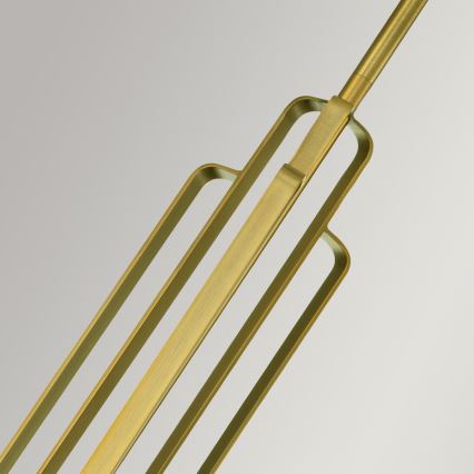 Quintiesse - Κρεμαστό φωτιστικό με ράβδο KIMROSE 1xE27/60W/230V Ø 17,8 εκ. σε χρυσό