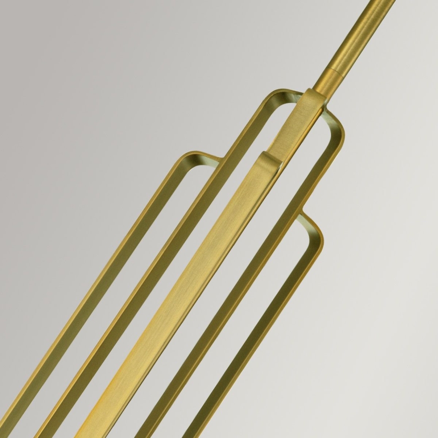 Quintiesse - Κρεμαστό φωτιστικό με ράβδο KIMROSE 1xE27/60W/230V Ø 17,8 εκ. σε χρυσό