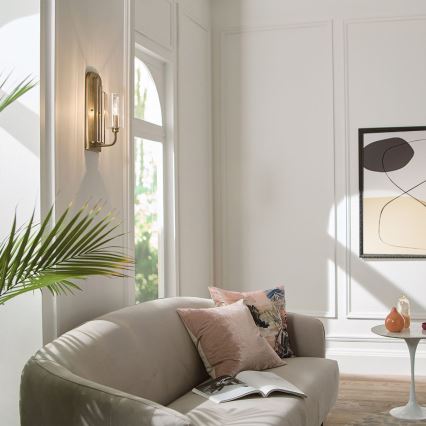 Quintiesse - Φωτιστικό τοίχου KIMROSE 1xE14/40W/230V χρυσό