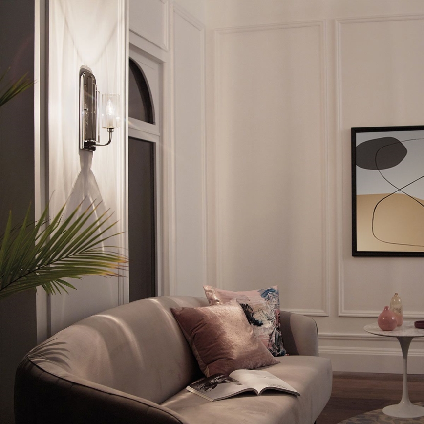 Quintiesse - Επιτοίχιο φωτιστικό KIMROSE 1xE14/40W/230V γυαλιστερό χρώμιο