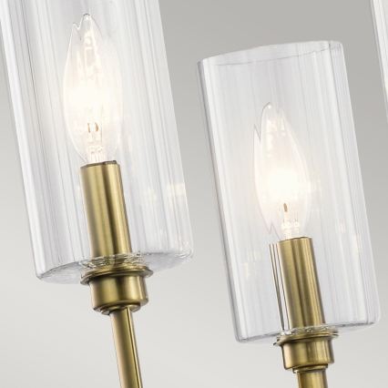 Quintiesse - Πολυέλαιος σε ράβδο KIMROSE 6xE14/40W/230V διάμ. 68,6 cm χρυσός