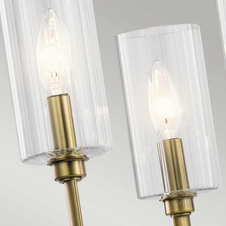 Quintiesse - Πολυέλαιος σε ράβδο KIMROSE 6xE14/40W/230V διάμ. 68,6 cm χρυσός