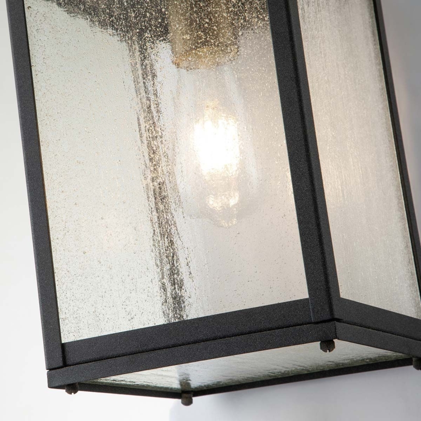 Quintiesse - Επιτοίχιο φωτιστικό εξωτερικού χώρου LAHDEN M 1xE27/60W/230V IP44 μαύρο/χρυσό