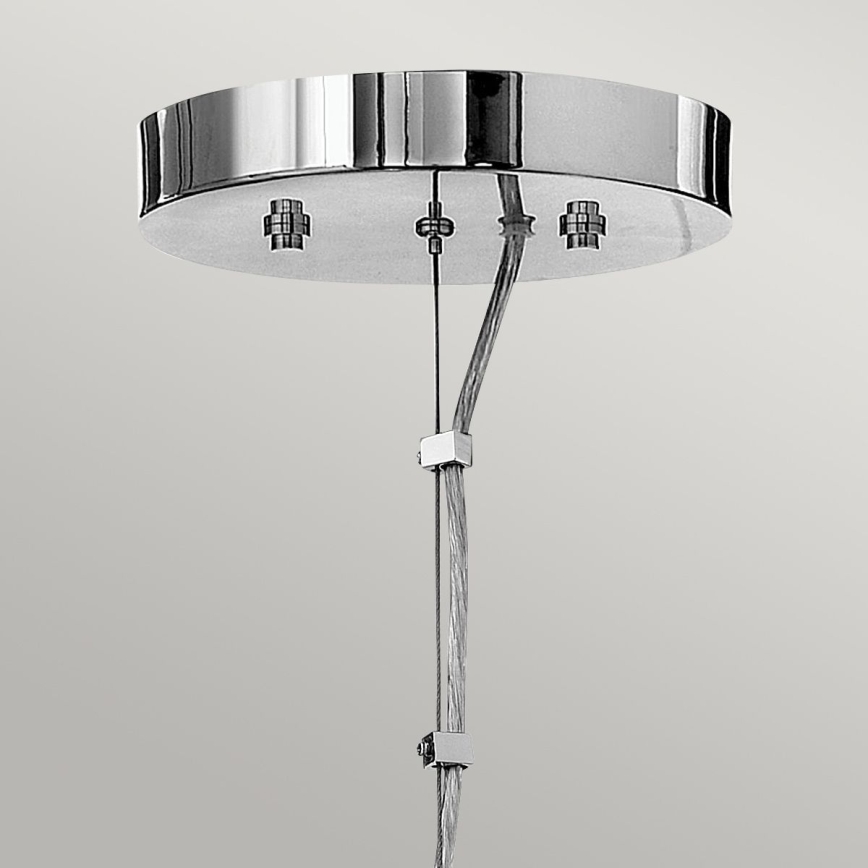 Quintiesse - LED κρεμαστό φωτιστικό σε καλώδιο MONDO 3xG9/3W/230V Ø 45,7 cm γυαλιστερό χρώμιο