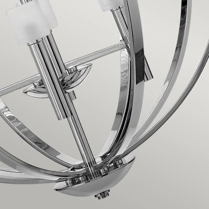 Quintiesse - LED κρεμαστό φωτιστικό σε σύρμα MONDO 8xG9/3W/230V Ø 71,3 εκ. γυαλιστερό χρώμιο